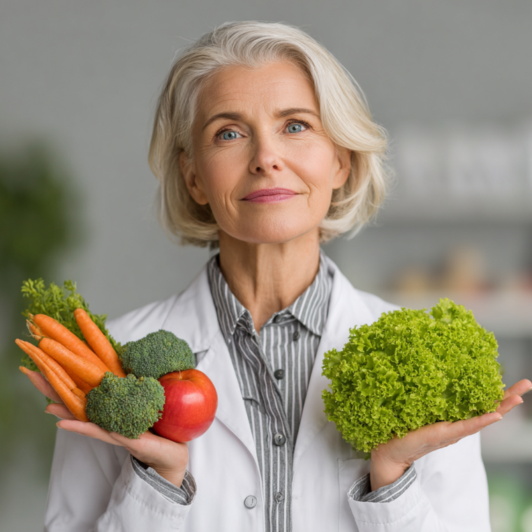 Възрастни хора се хранят здравословно